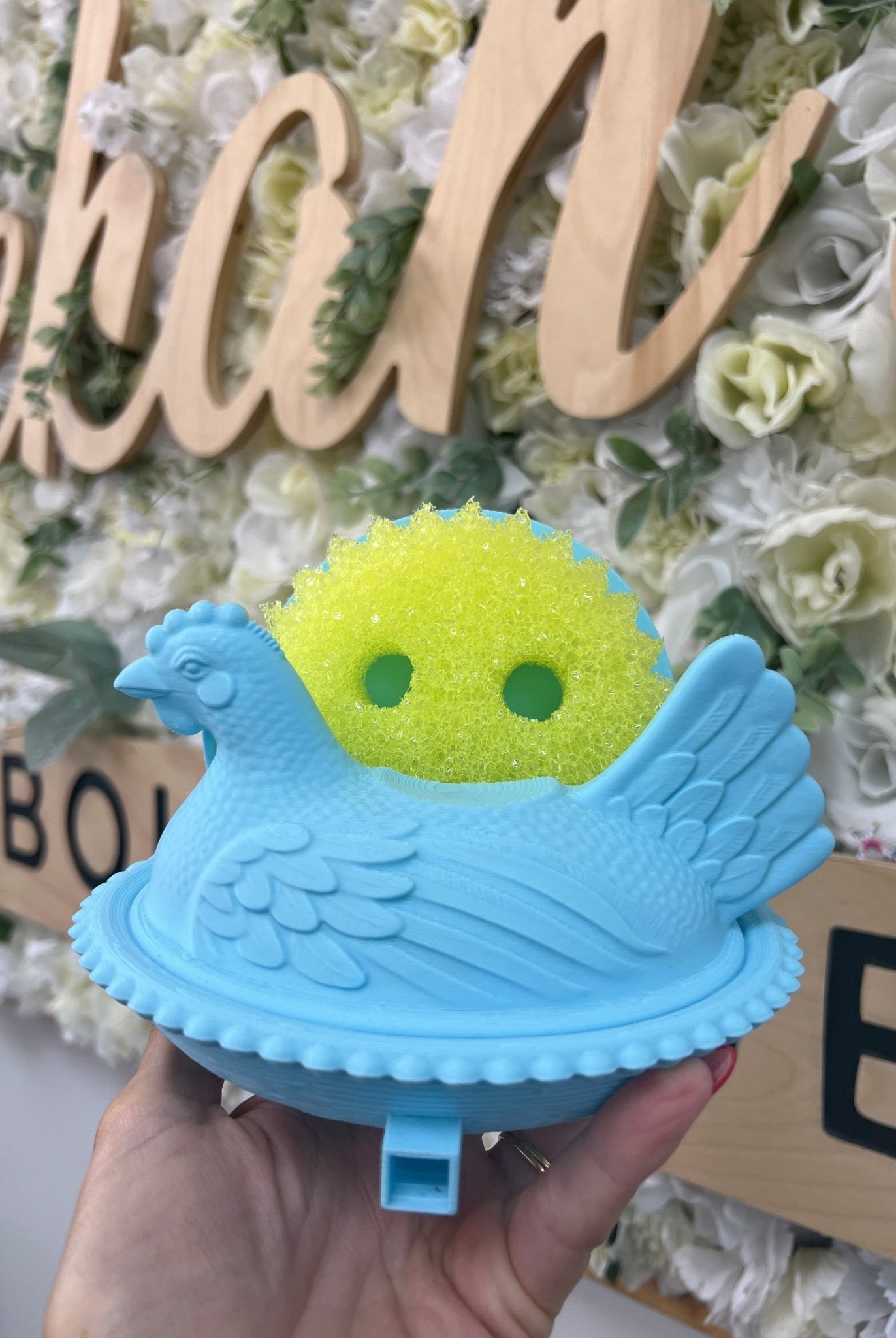 Nesting Hen Sponge Holder - A'Bekah's Boutique