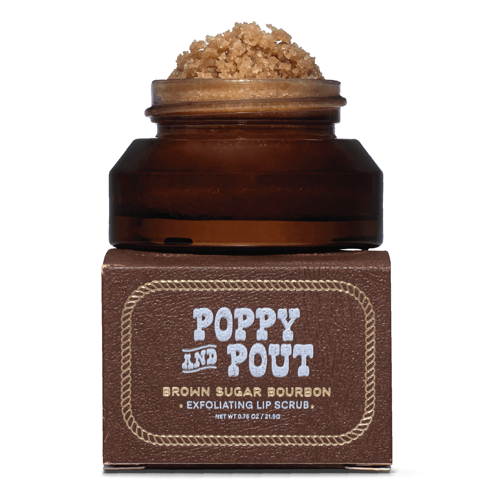 Poppy & Pout Lip Scrub, Rhinestone Rodeo, Brown Sugar Bourbon - A'Bekah's Boutique