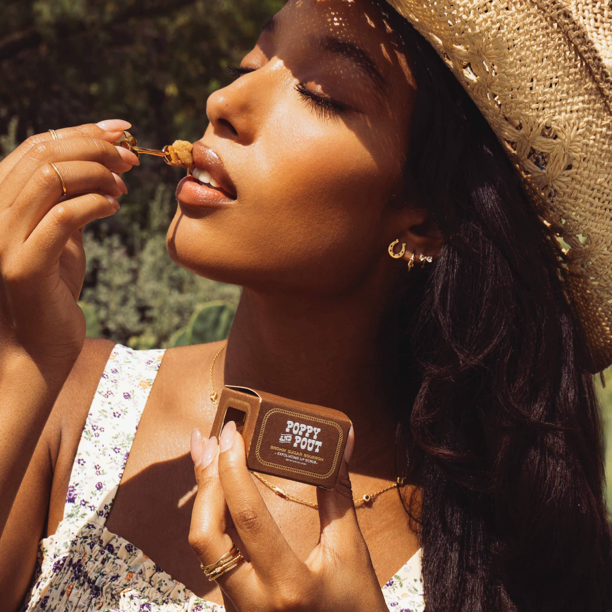 Poppy & Pout Lip Scrub, Rhinestone Rodeo, Brown Sugar Bourbon - A'Bekah's Boutique