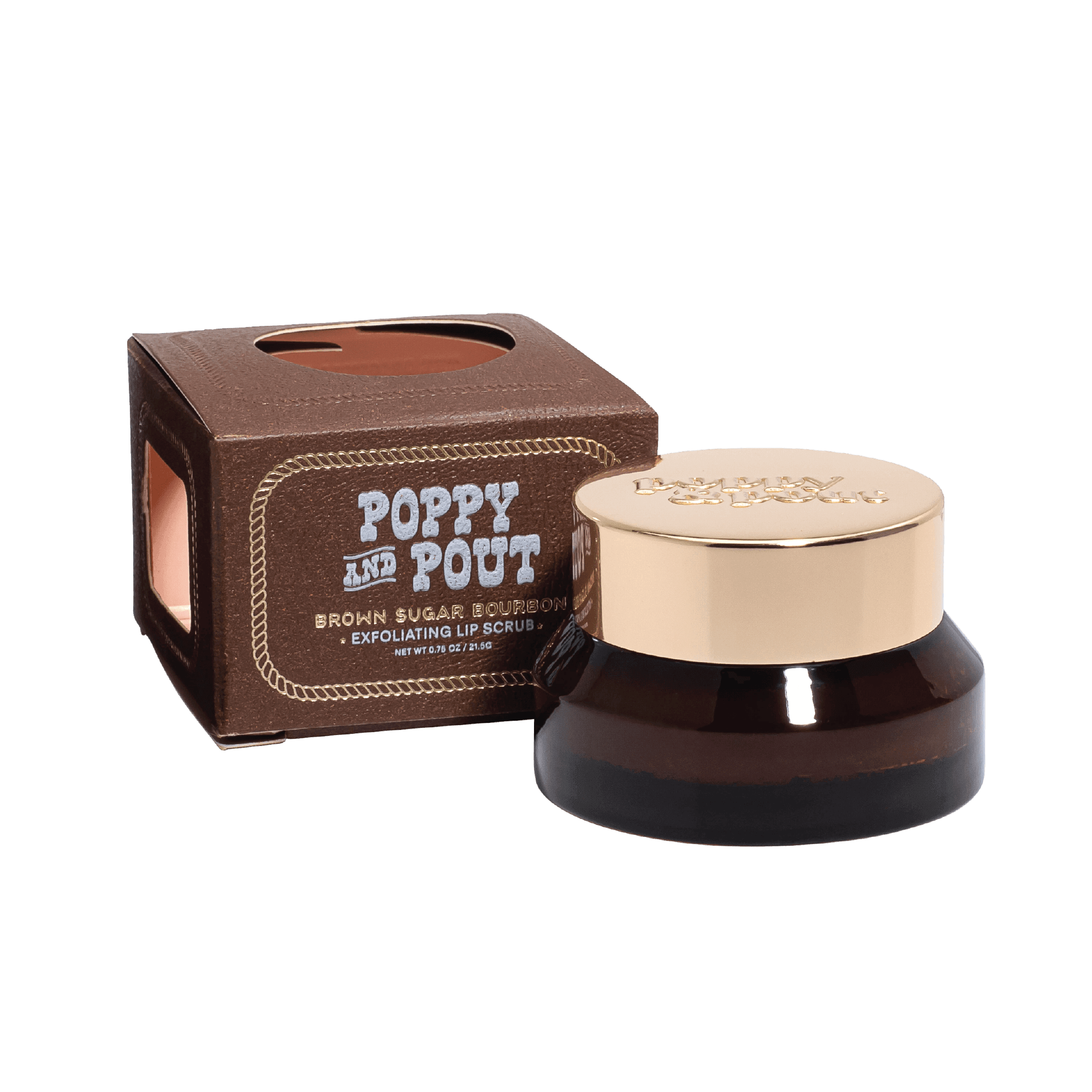 Poppy & Pout Lip Scrub, Rhinestone Rodeo, Brown Sugar Bourbon - A'Bekah's Boutique