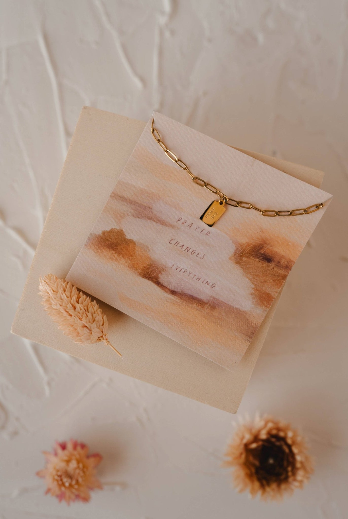 Pray Big Mini Tag Necklace | Christian Jewelry - A'Bekah's Boutique