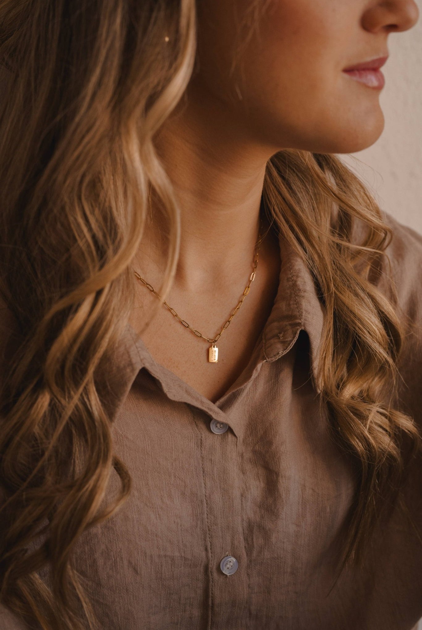 Pray Big Mini Tag Necklace | Christian Jewelry - A'Bekah's Boutique