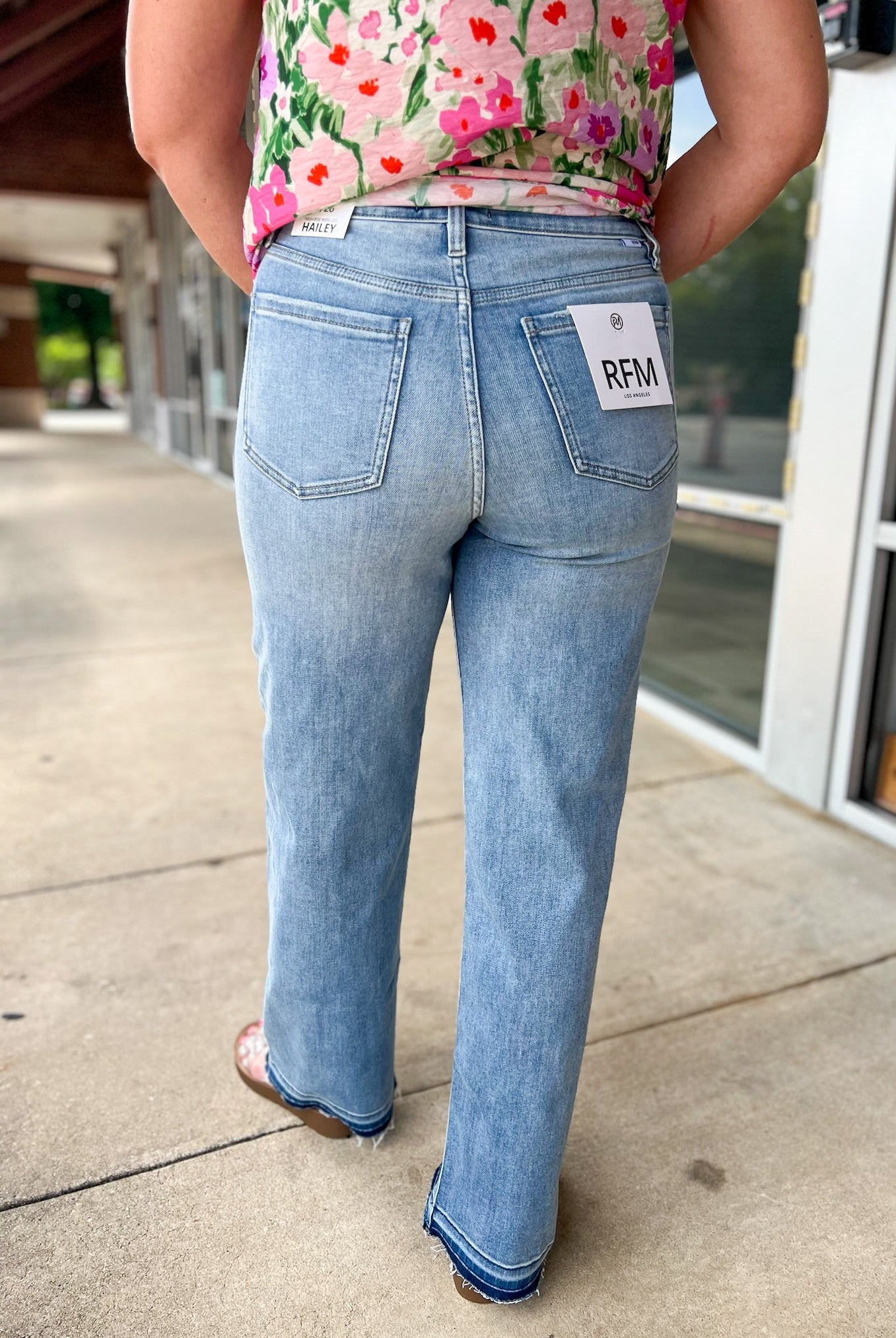 RFM Hailey High Rise Wide Leg Jeans - A'Bekah's Boutique