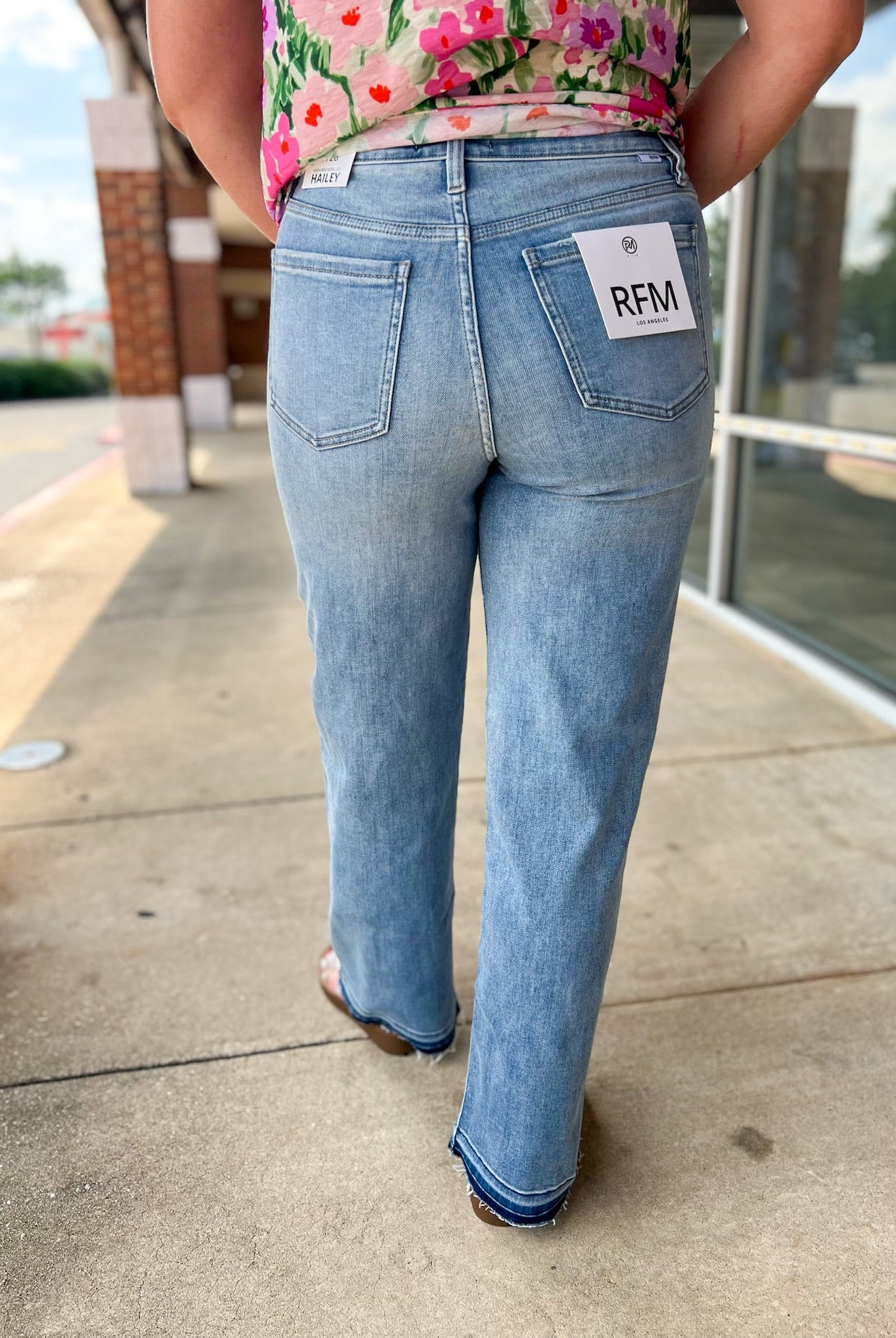 RFM Hailey High Rise Wide Leg Jeans - A'Bekah's Boutique