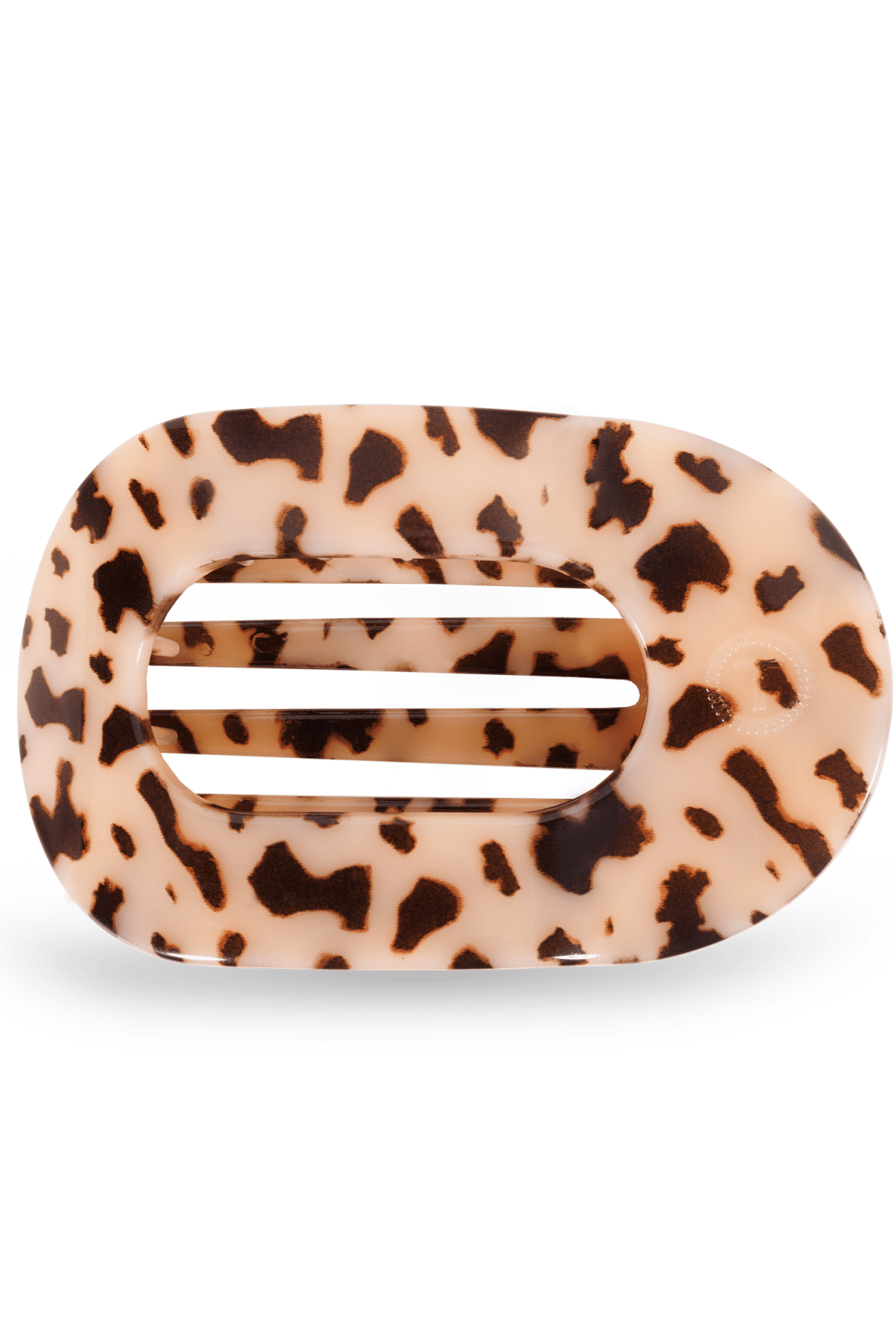 Round Flat Hair Clip | Medium | Blonde Tortoise - A'Bekah's Boutique