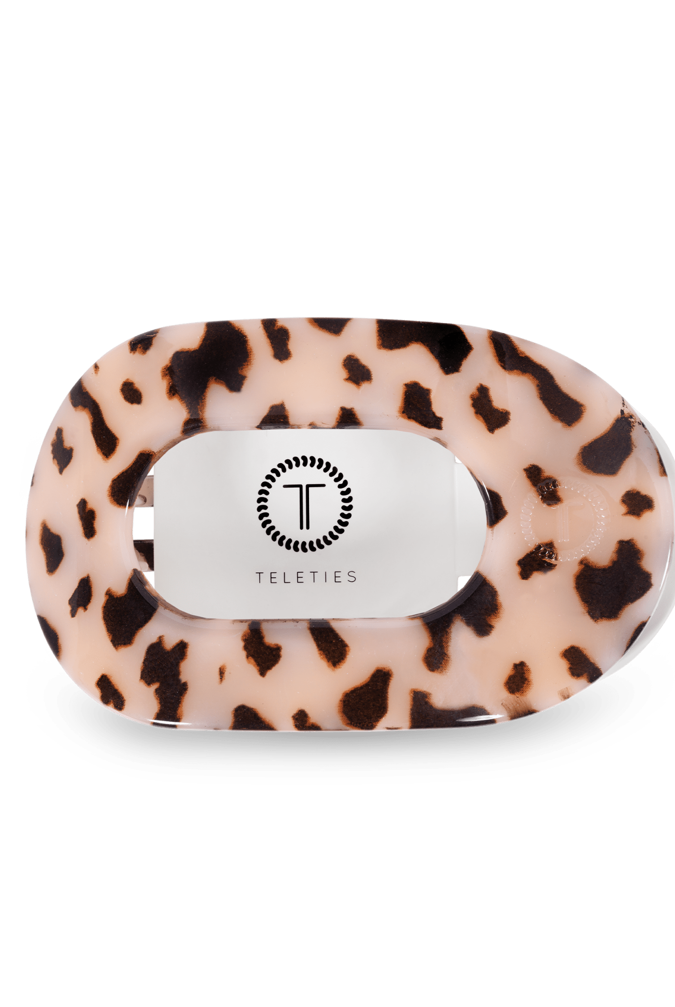 Round Flat Hair Clip | Medium | Blonde Tortoise - A'Bekah's Boutique