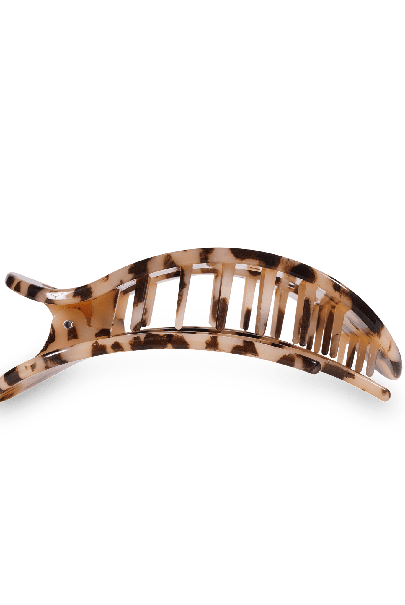 Round Flat Hair Clip | Medium | Blonde Tortoise - A'Bekah's Boutique