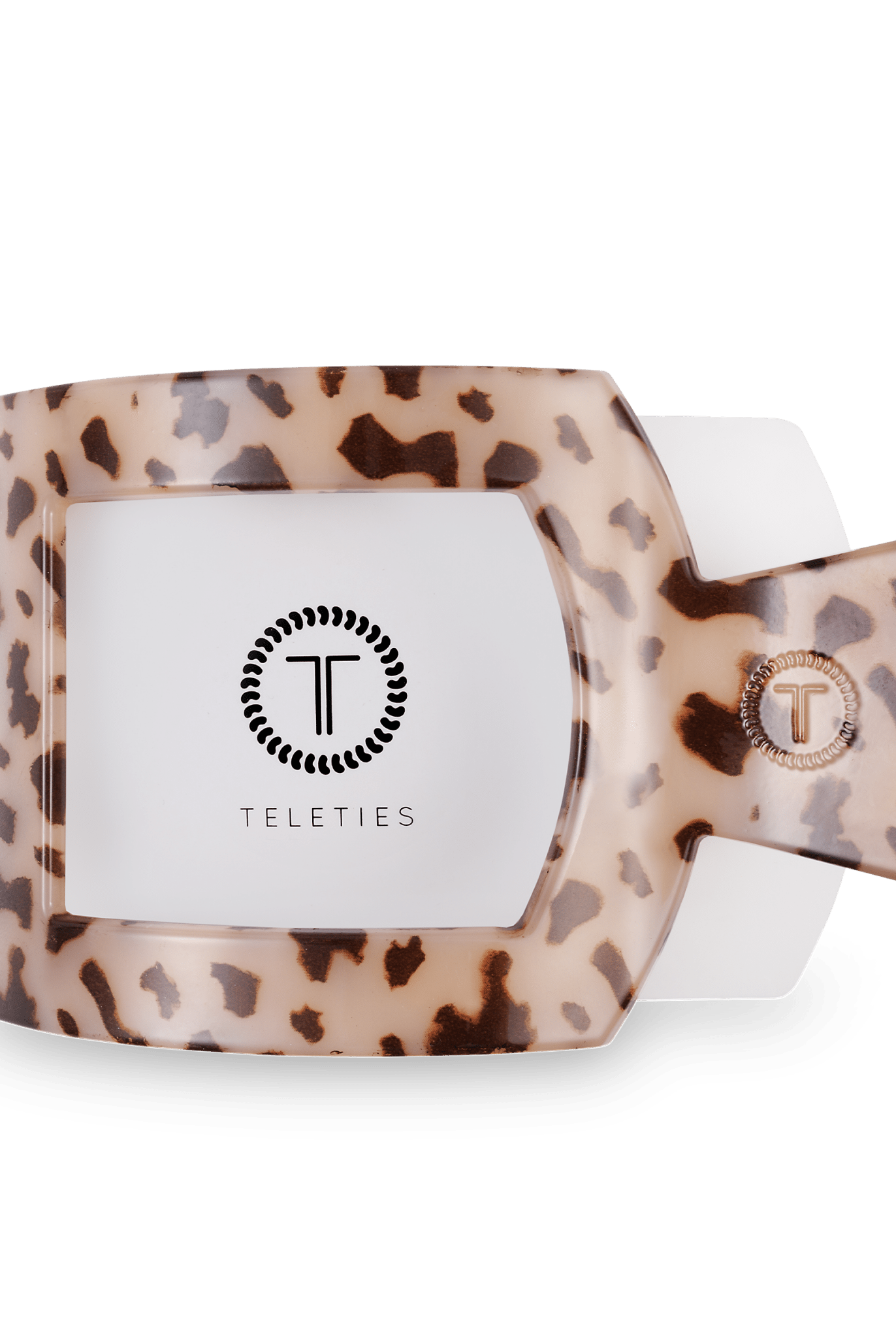 Square Flat Hair Clip | Large | Blonde Tortoise - A'Bekah's Boutique