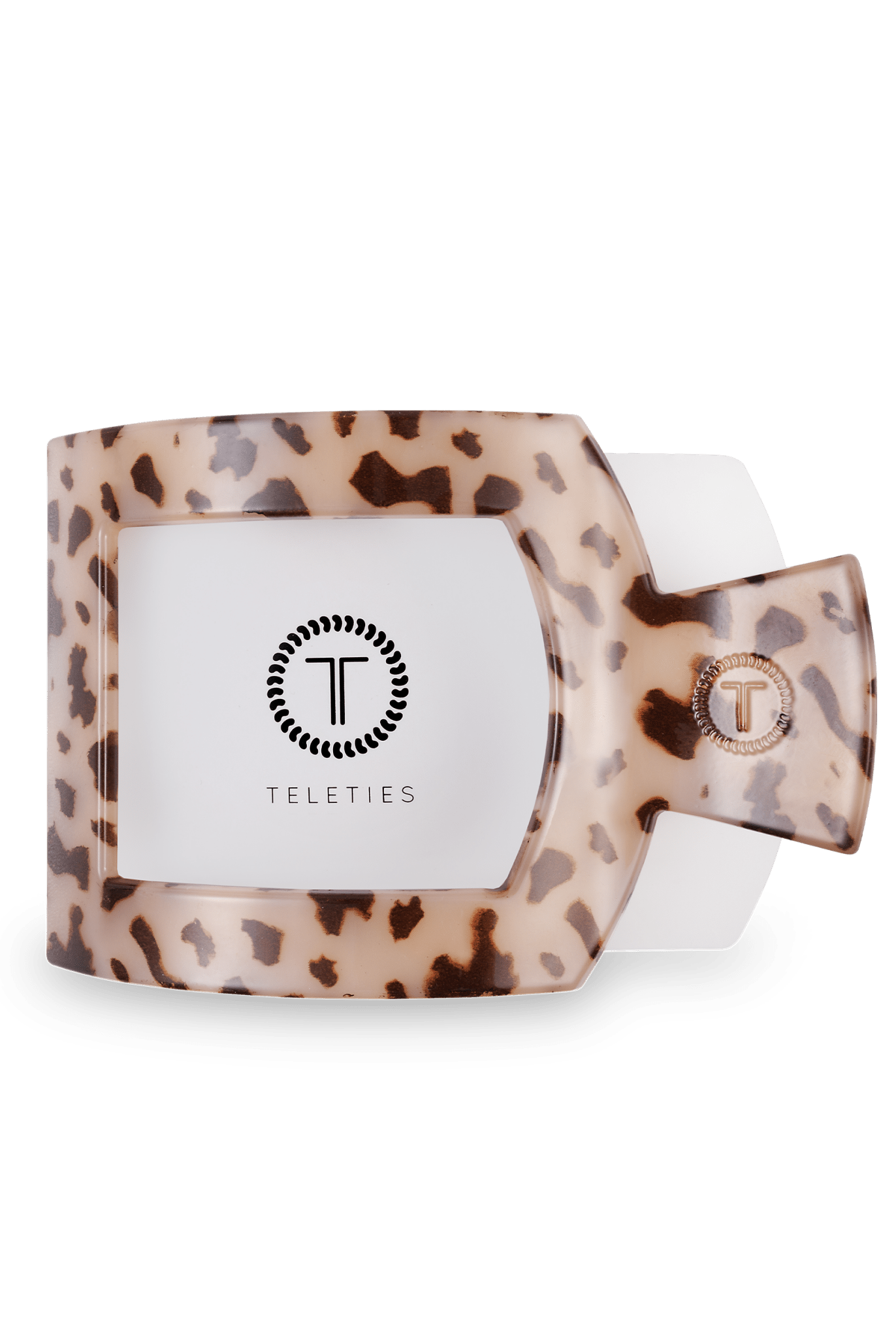 Square Flat Hair Clip | Med. | Blonde Tortoise - A'Bekah's Boutique