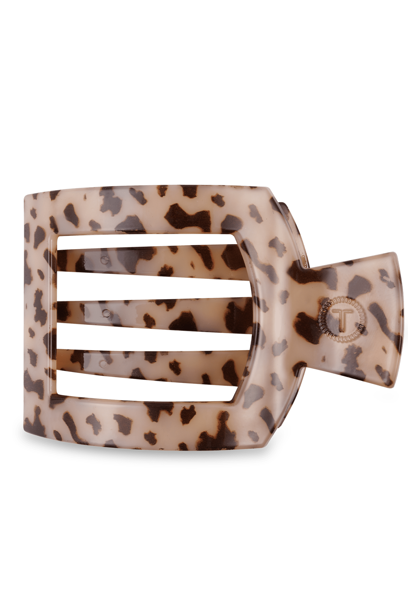 Square Flat Hair Clip | Med. | Blonde Tortoise - A'Bekah's Boutique