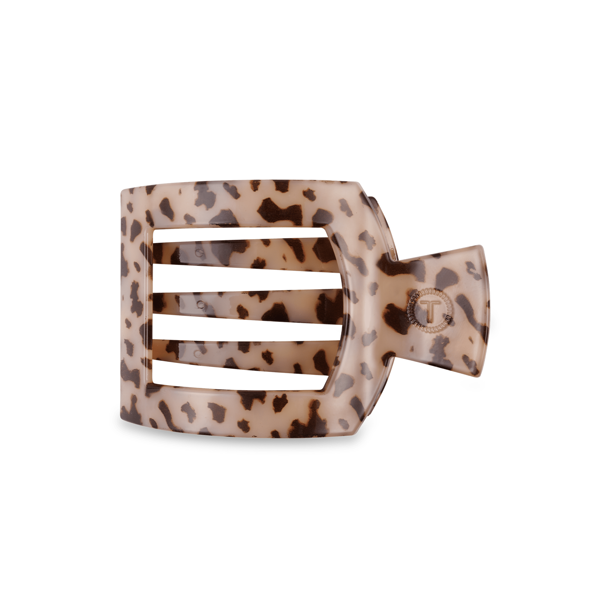 Square Flat Hair Clip | Med. | Blonde Tortoise - A'Bekah's Boutique