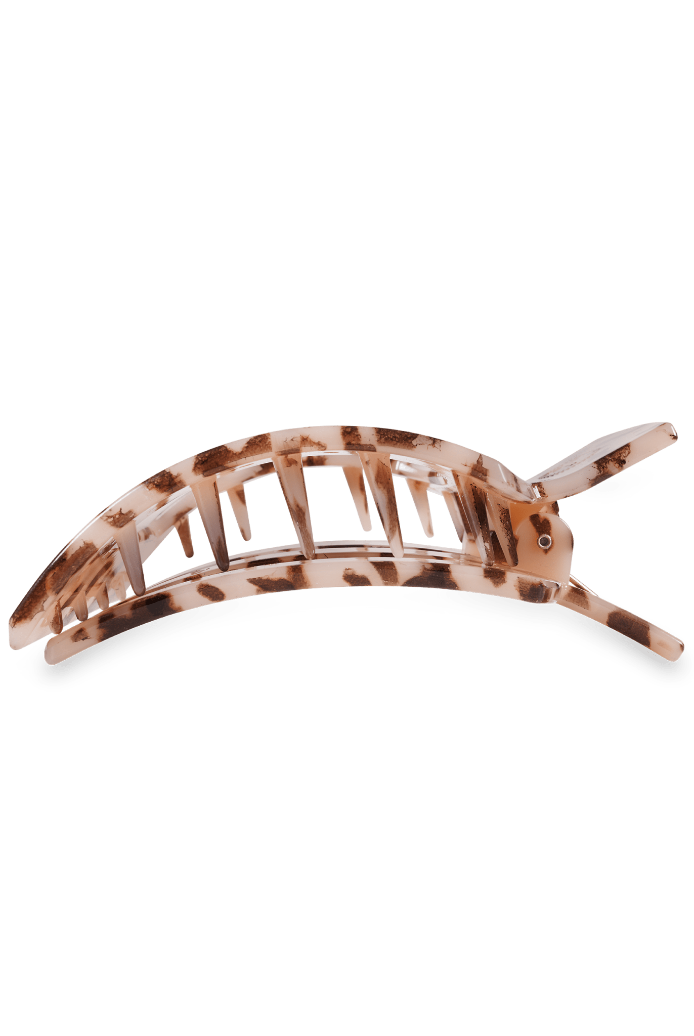 Square Flat Hair Clip | Med. | Blonde Tortoise - A'Bekah's Boutique