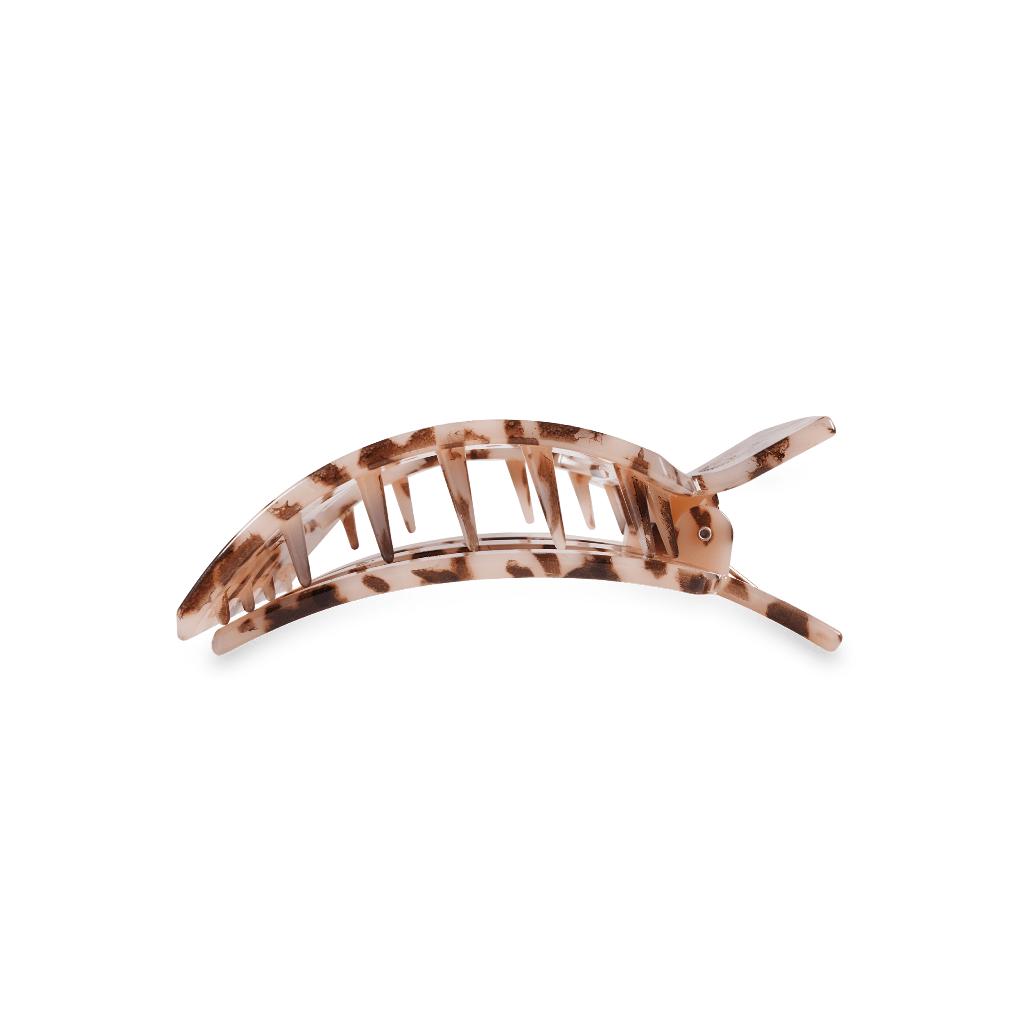 Square Flat Hair Clip | Med. | Blonde Tortoise - A'Bekah's Boutique