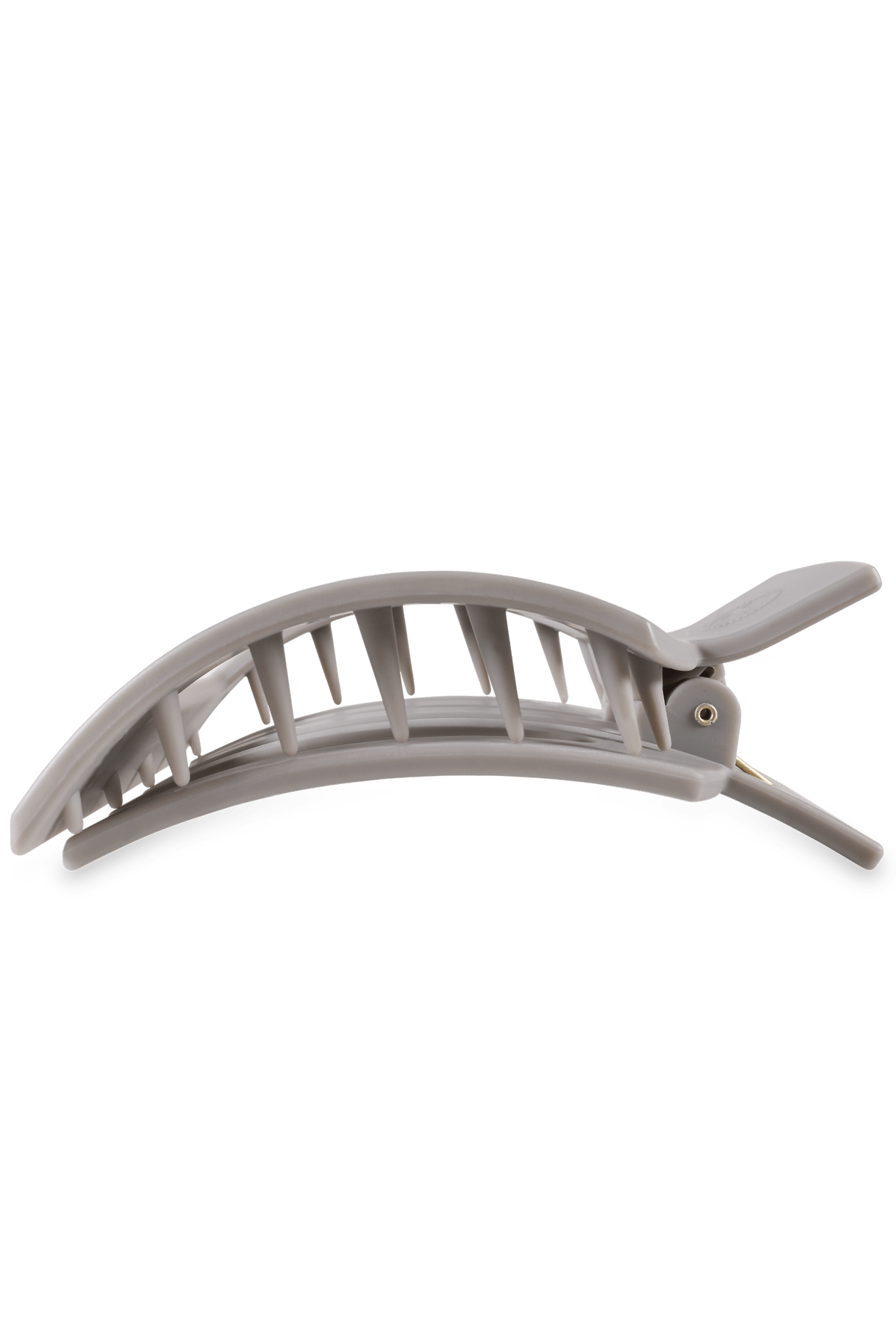 Square Flat Hair Clip | Med. | Silver Flames - A'Bekah's Boutique