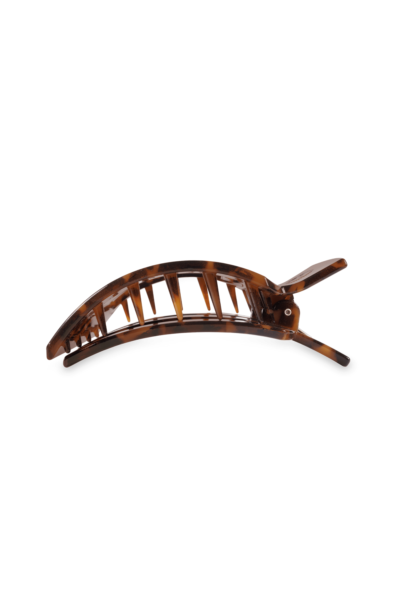 Square Flat Hair Clip | Small | Tortoise - A'Bekah's Boutique