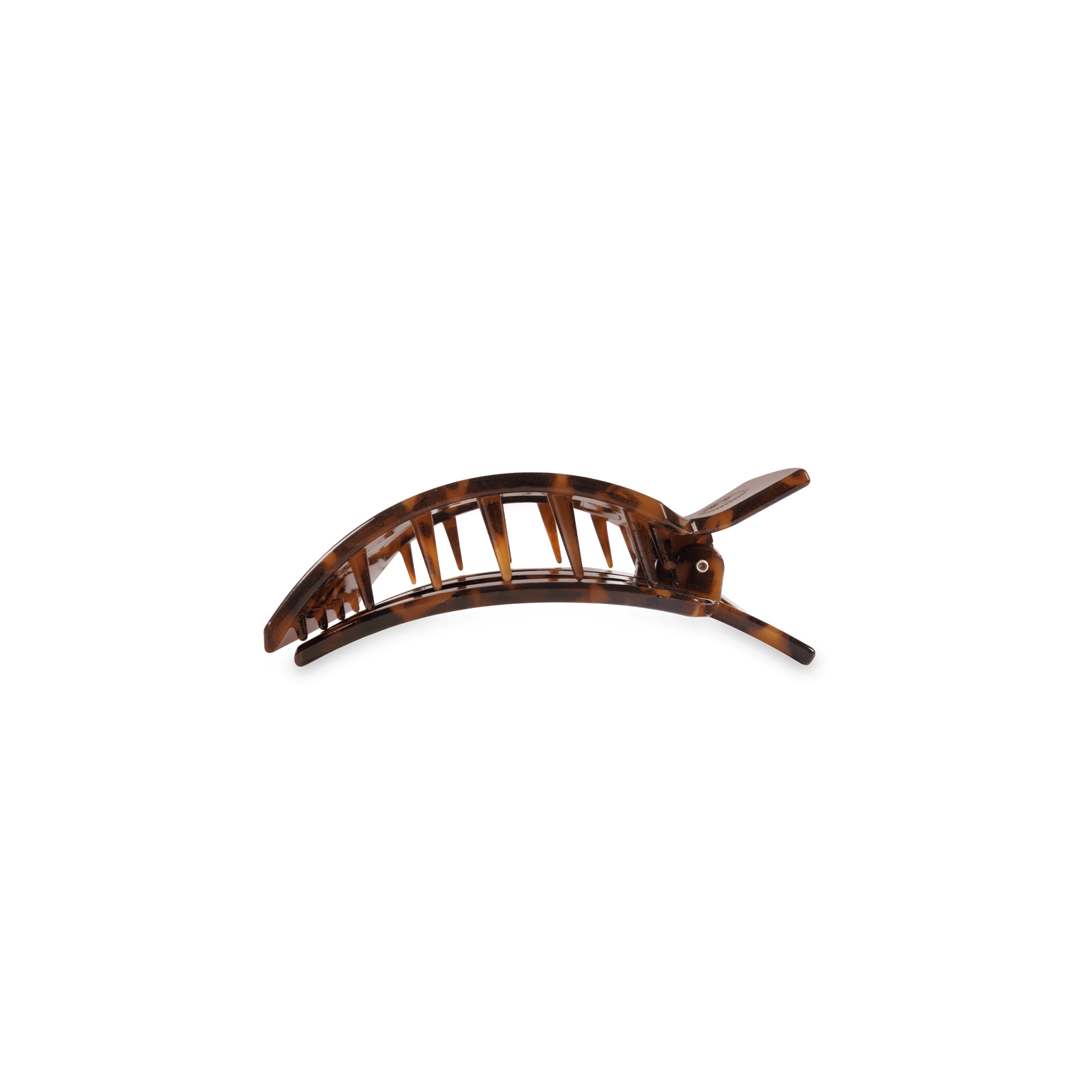 Square Flat Hair Clip | Small | Tortoise - A'Bekah's Boutique