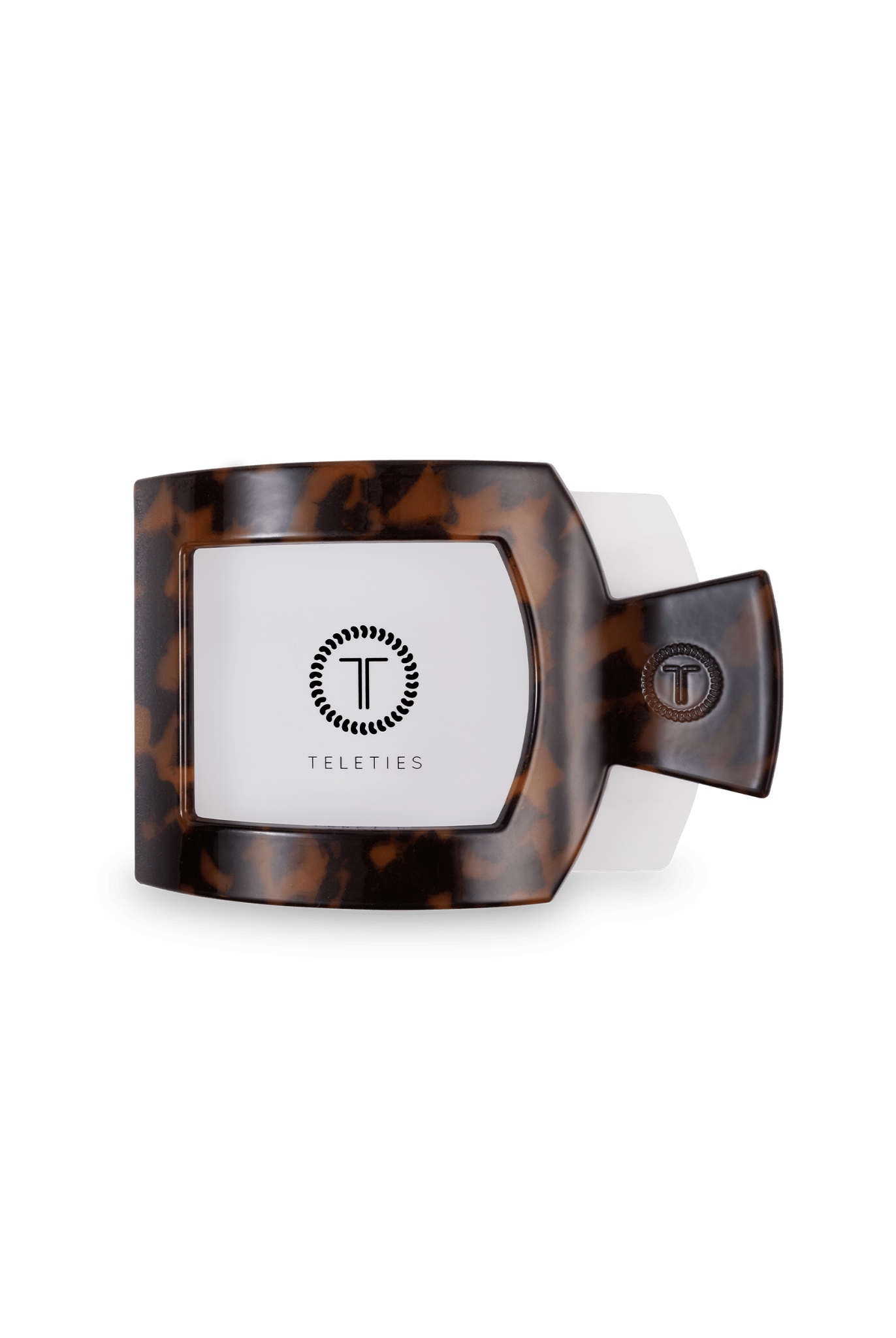 Square Flat Hair Clip | Small | Tortoise - A'Bekah's Boutique