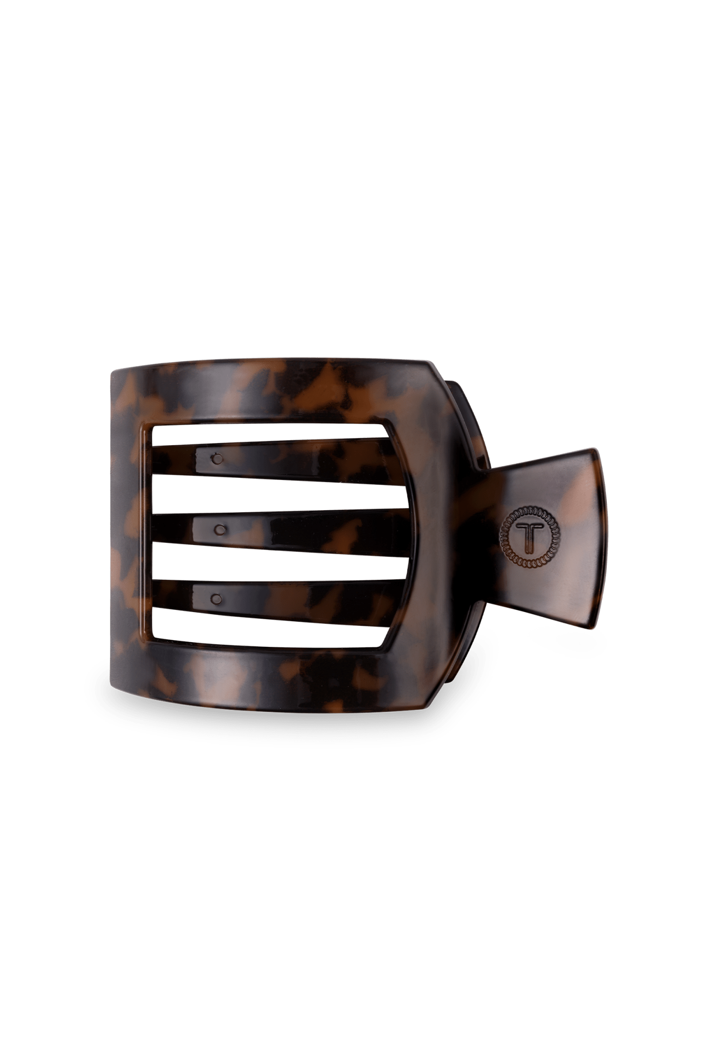 Square Flat Hair Clip | Small | Tortoise - A'Bekah's Boutique