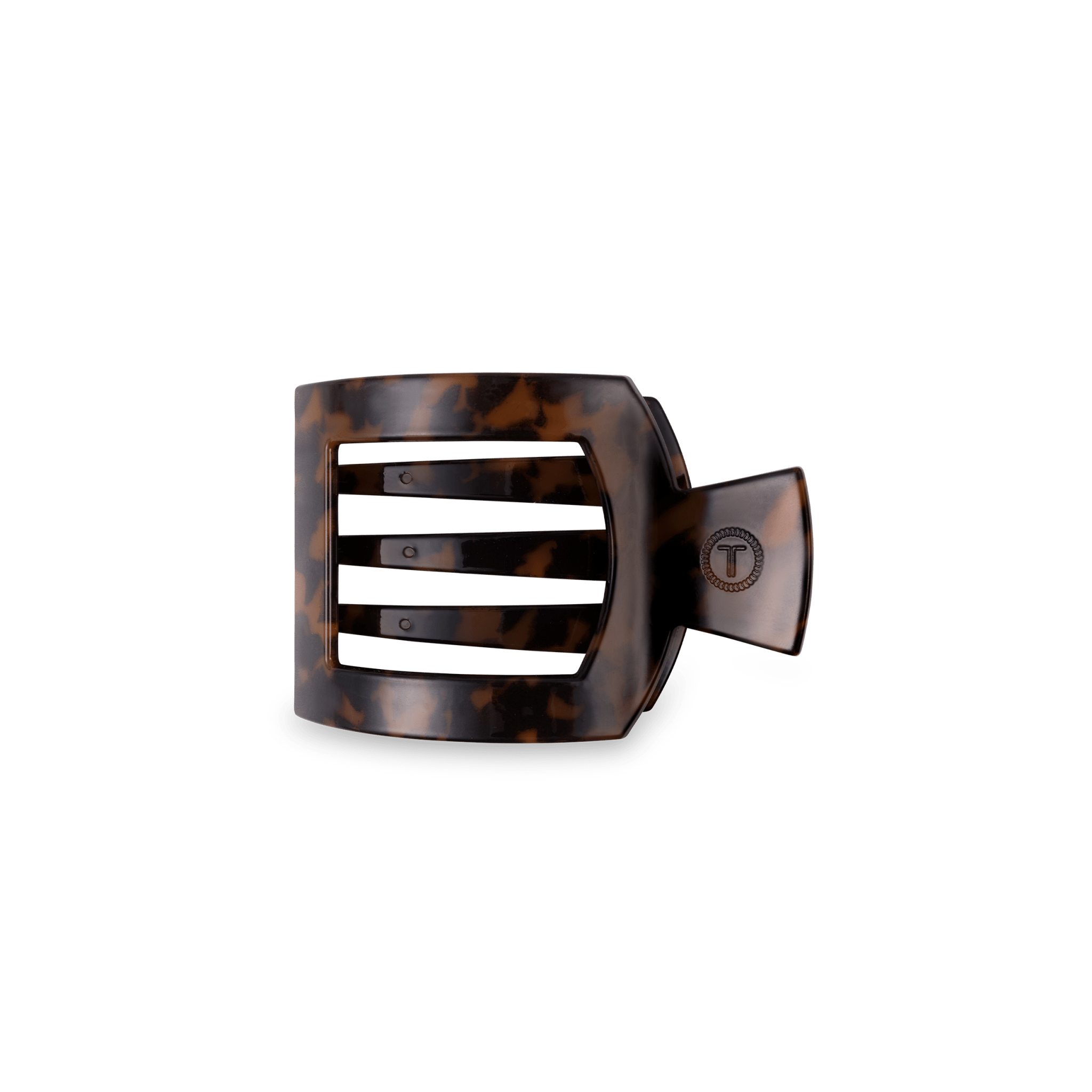 Square Flat Hair Clip | Small | Tortoise - A'Bekah's Boutique
