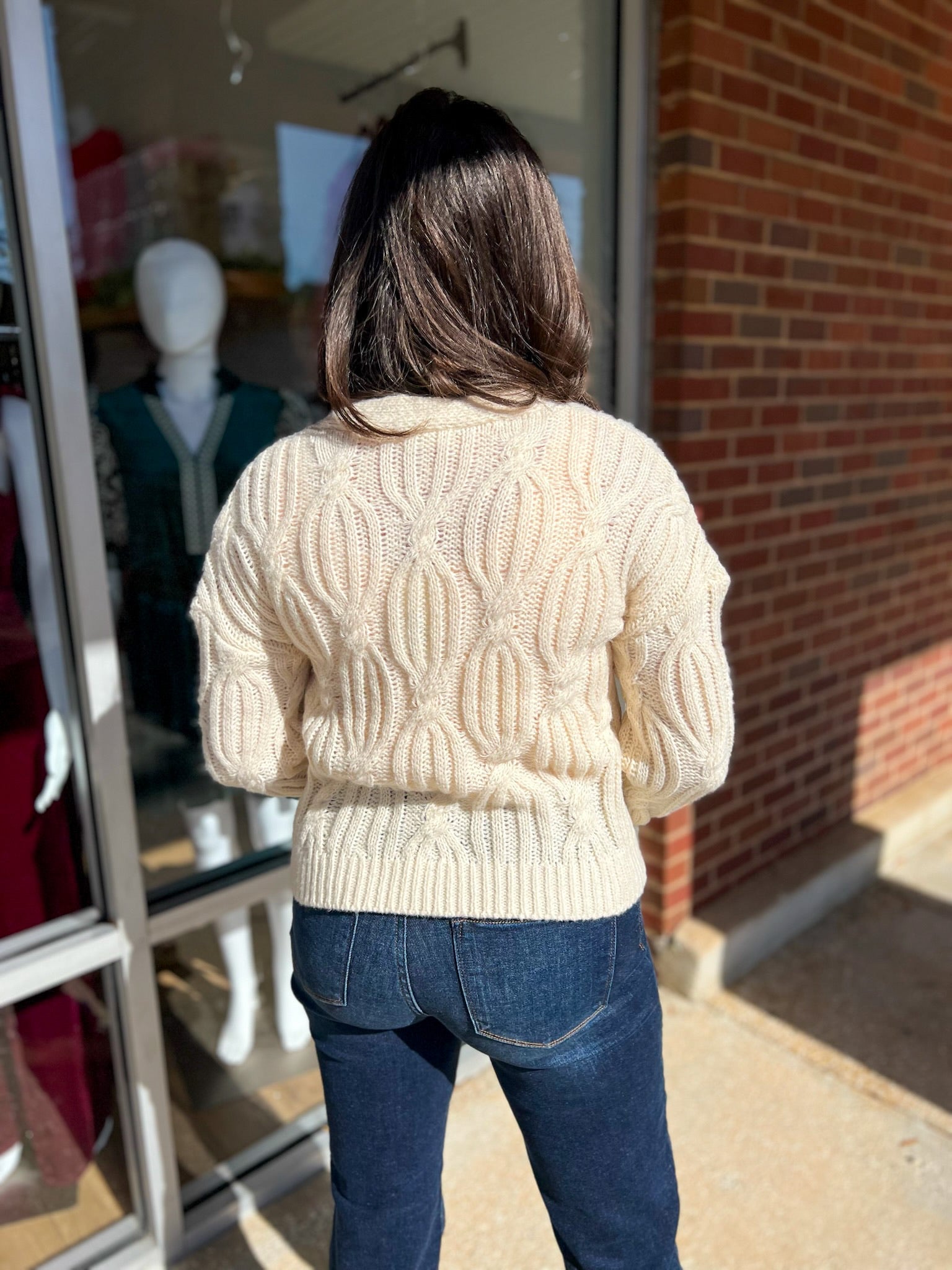 Stand Out Cream Cardigan with Pastel Applique Flowers - A'Bekah's Boutique