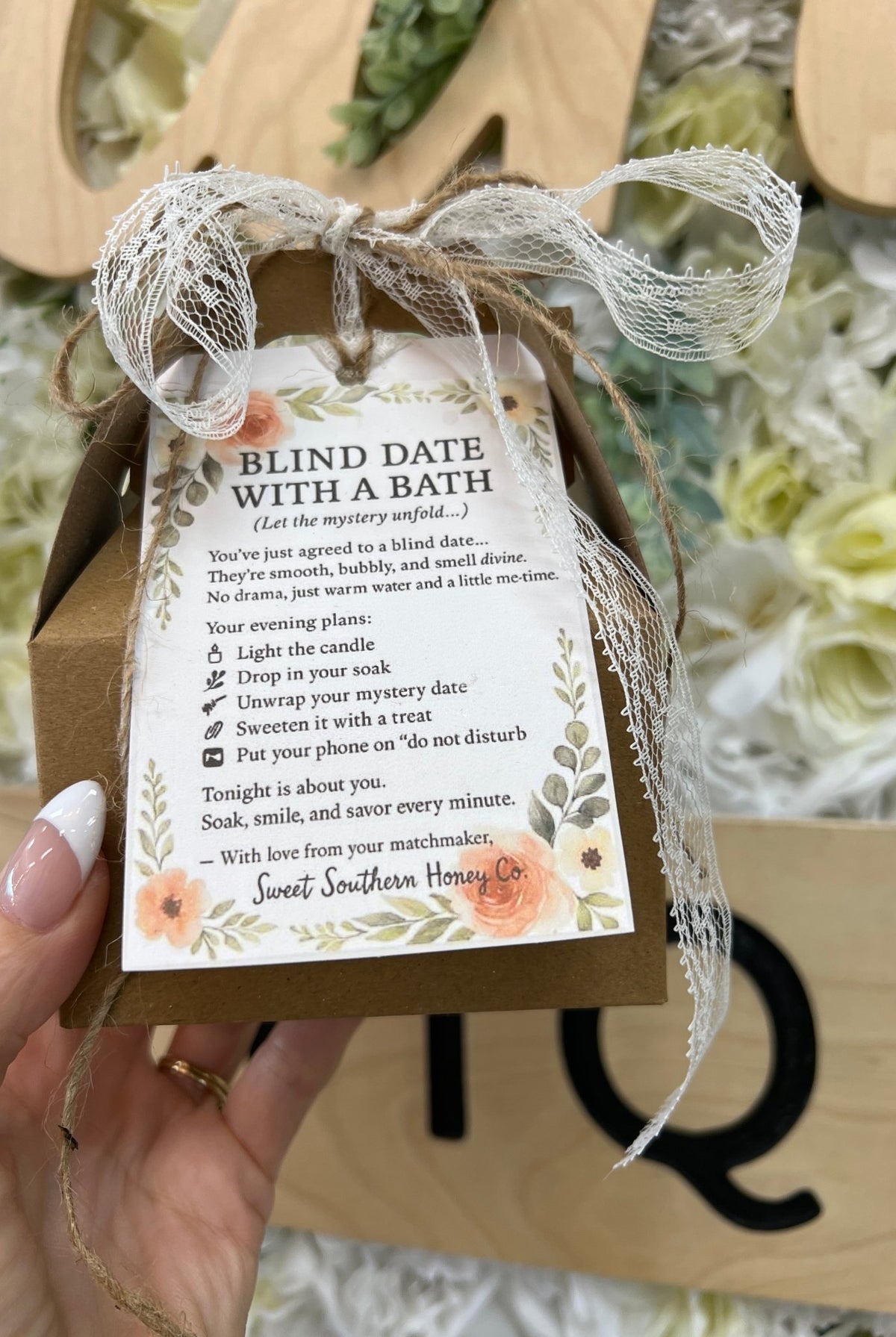 Sweet Southern Honey Blind Date Night with a Bath - A'Bekah's Boutique