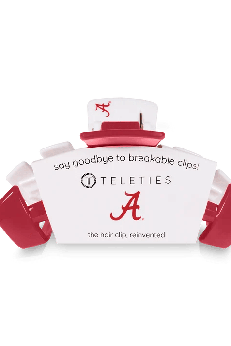 Teleties University of Alabama Large Hair Claw Clip - A'Bekah's Boutique