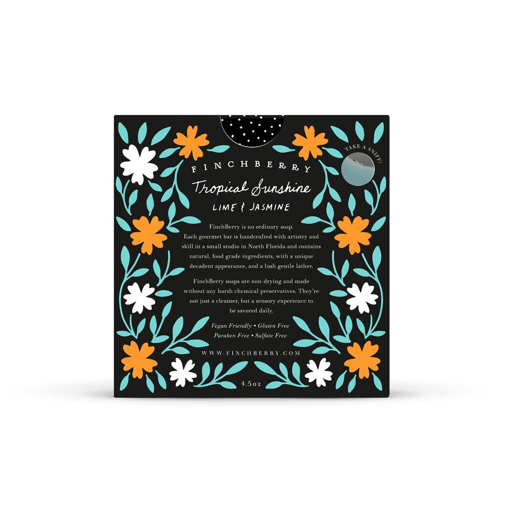 Tropical Sunshine Vegan - friendly Gluten - free Boxed Soap - A'Bekah's Boutique
