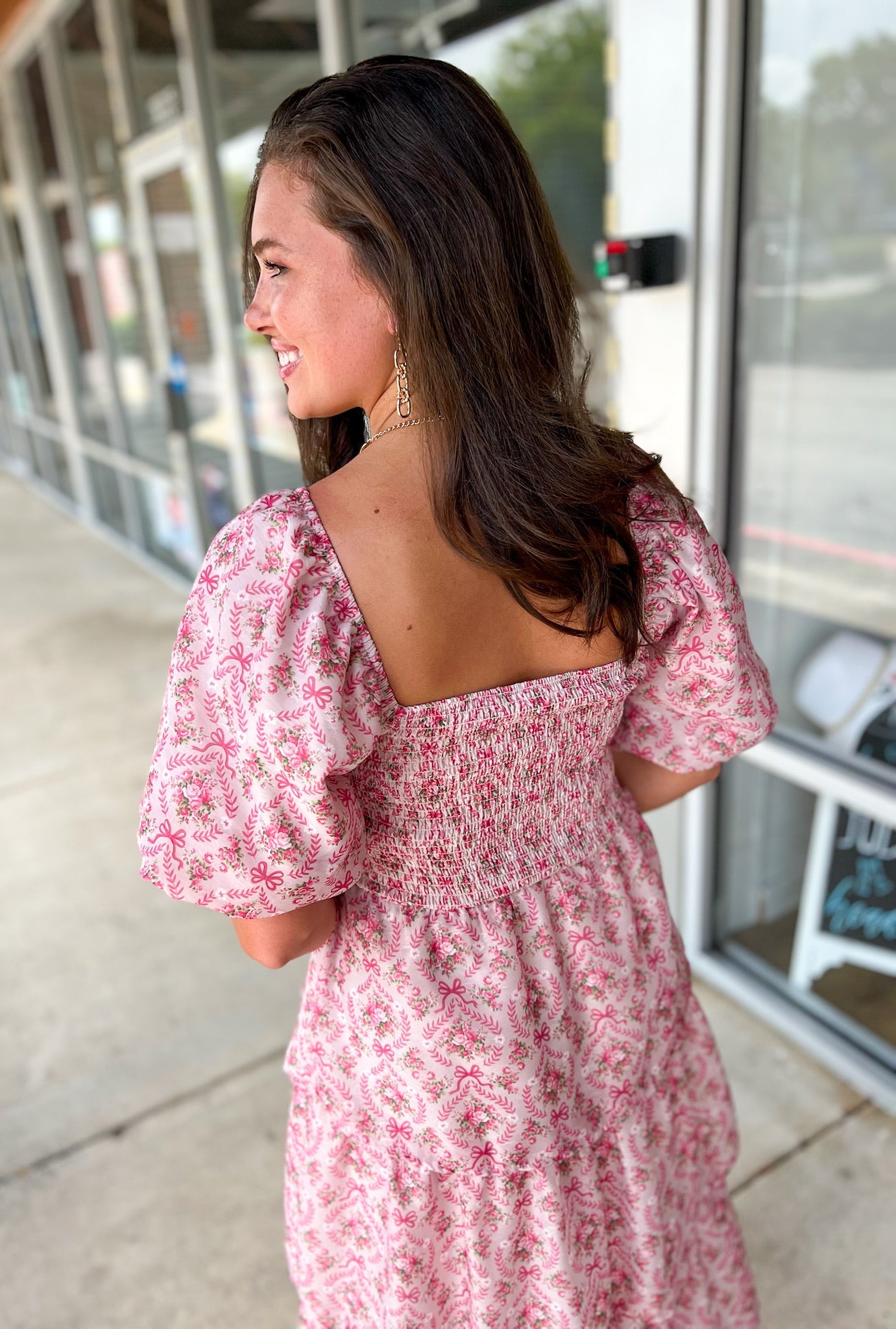 Win The Crowd Taupe and Fuchsia Tiered Maxi Dress - A'Bekah's Boutique