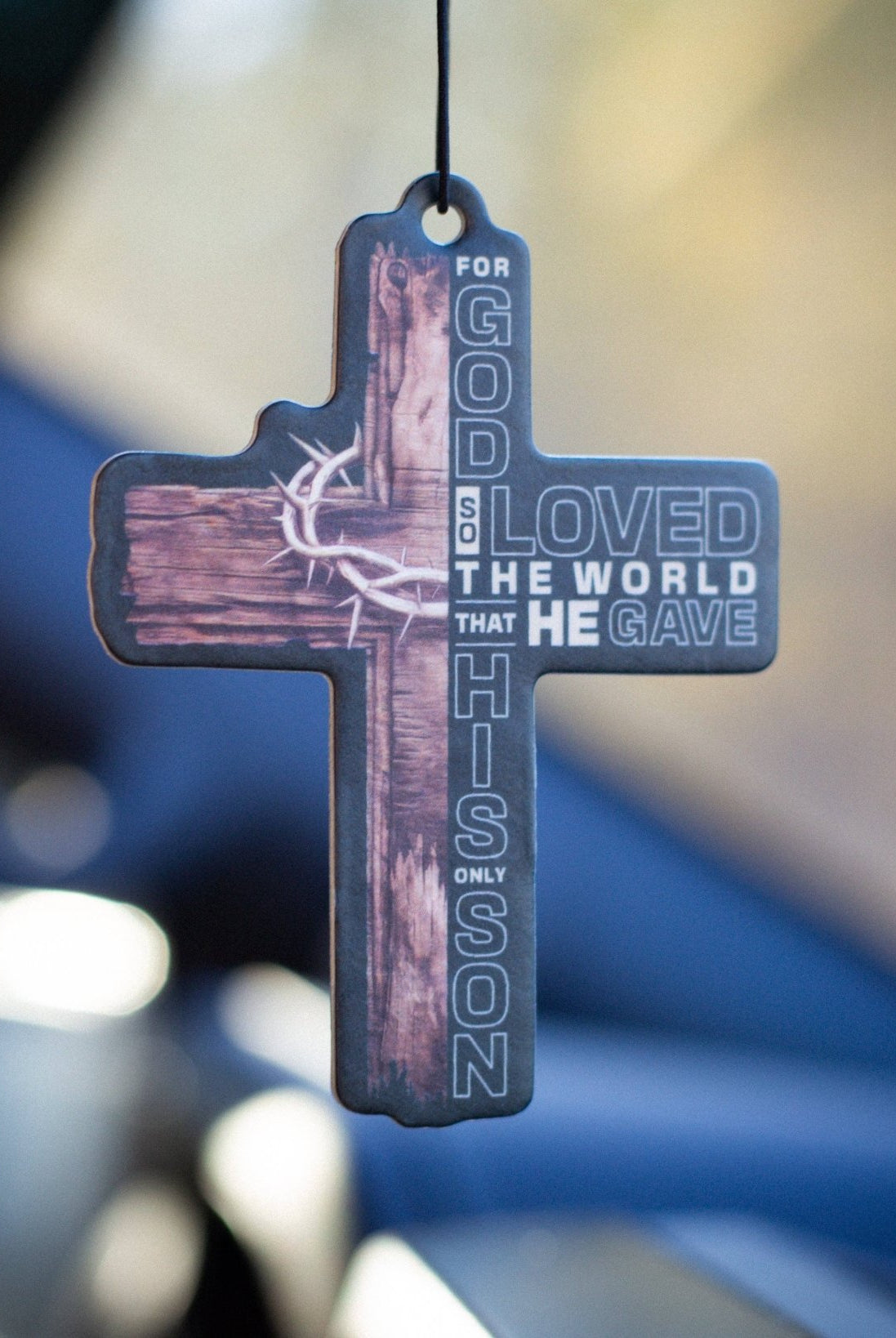 Wooden Cross - air freshener - A'Bekah's Boutique