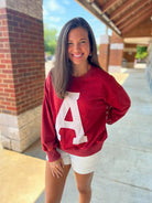 Alabama Crimson sweatshirt white A