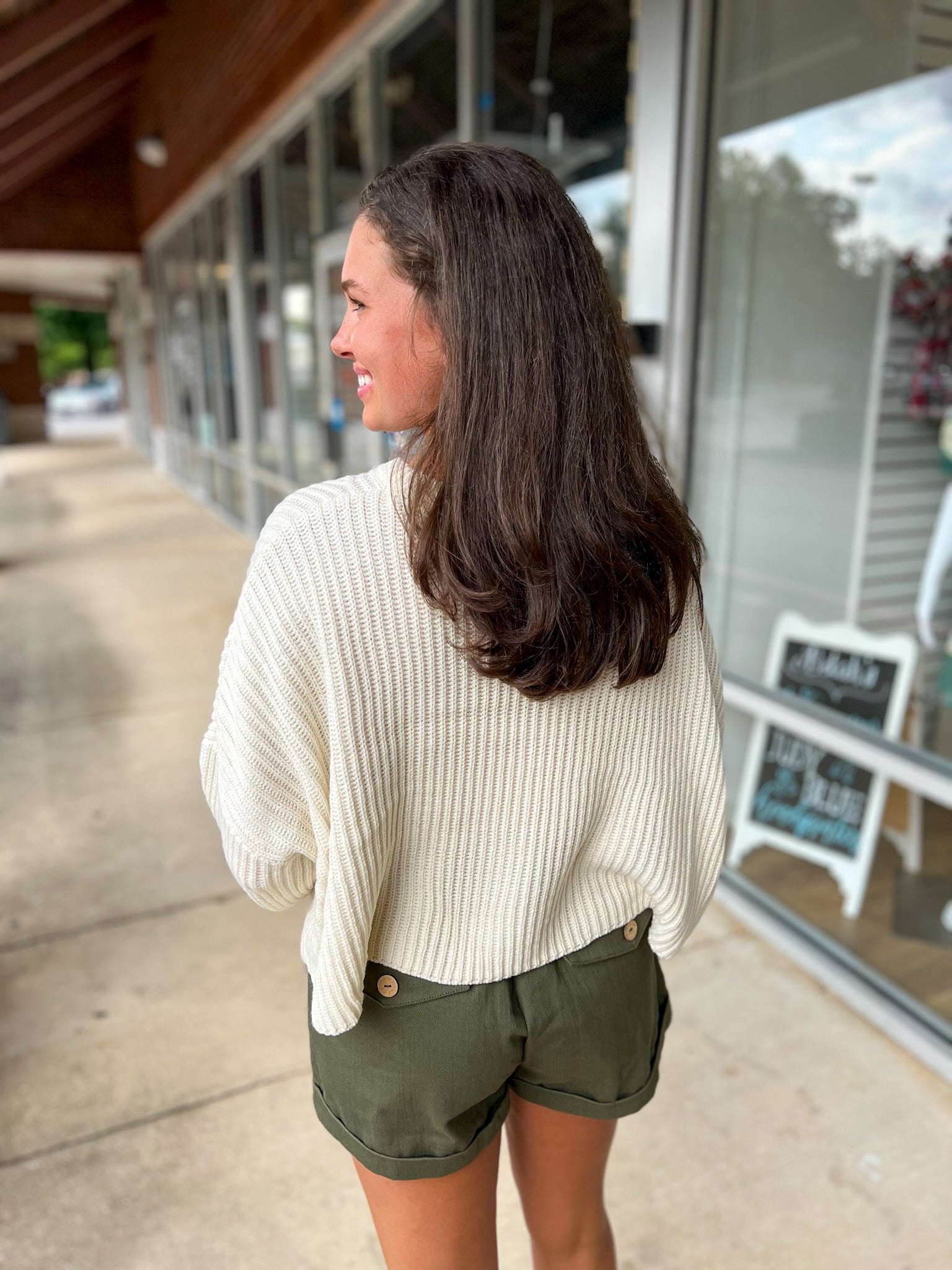 All The Best Cream Long Sleeve Cropped Sweater - A'Bekah's Boutique