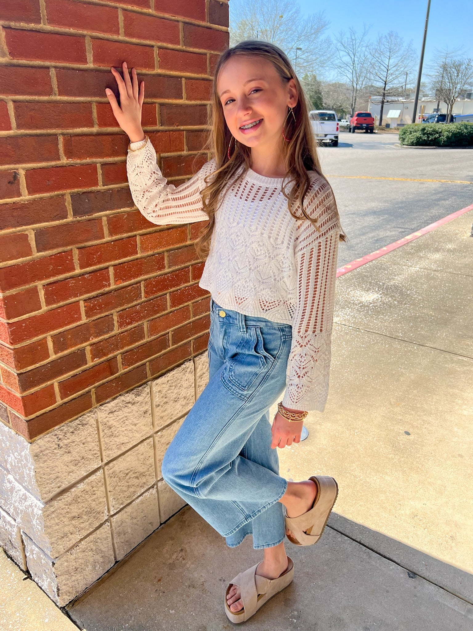 All The Good Girls Off White Long Sleeve Lightweight Sweater - A'Bekah's Boutique