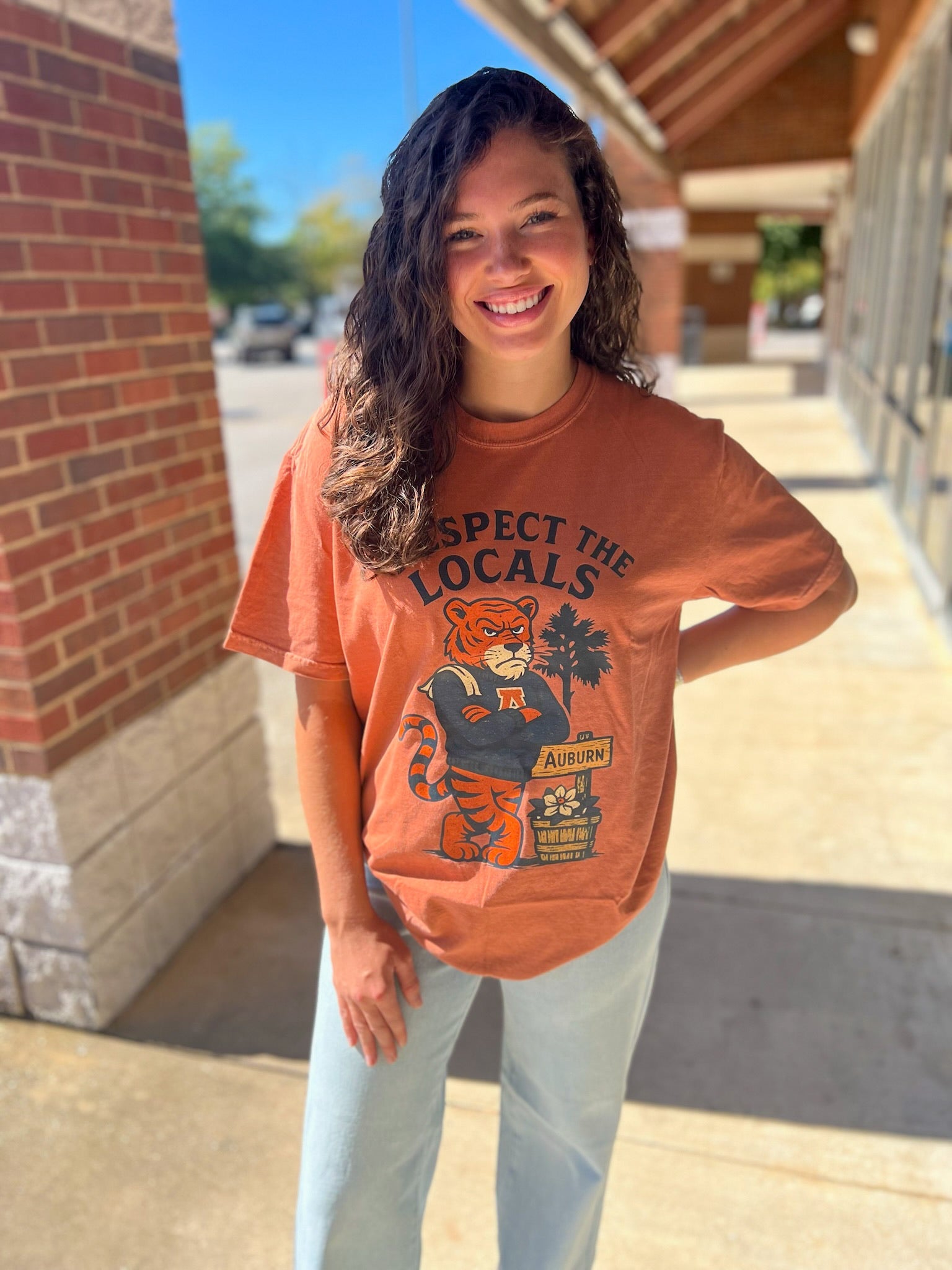 Auburn Respect the Locals Tiger Orange T-Shirt - A'Bekah's Boutique
