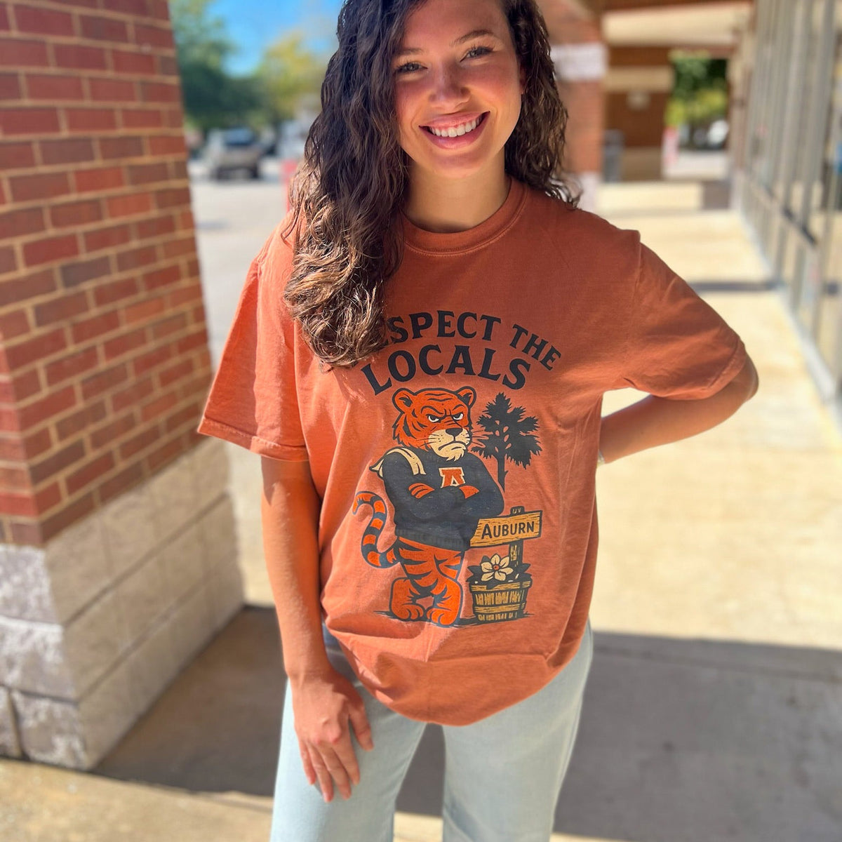Auburn Respect the Locals Tiger Orange T-Shirt – A'Bekah's Boutique