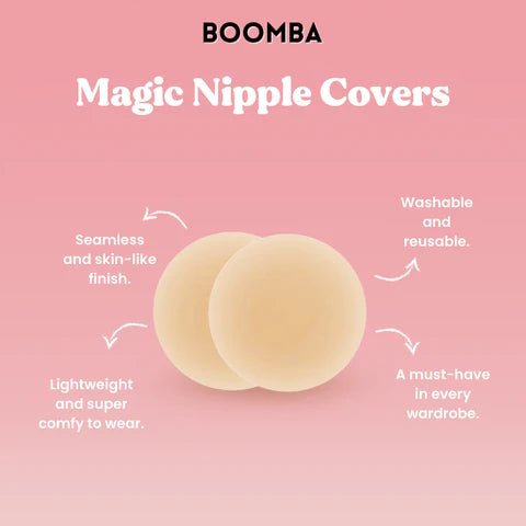 Boomba Magic Nipple Covers (Adhesive) - A'Bekah's Boutique