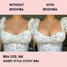 Boomba Magic Padded Sticky Bra Beige - A'Bekah's Boutique