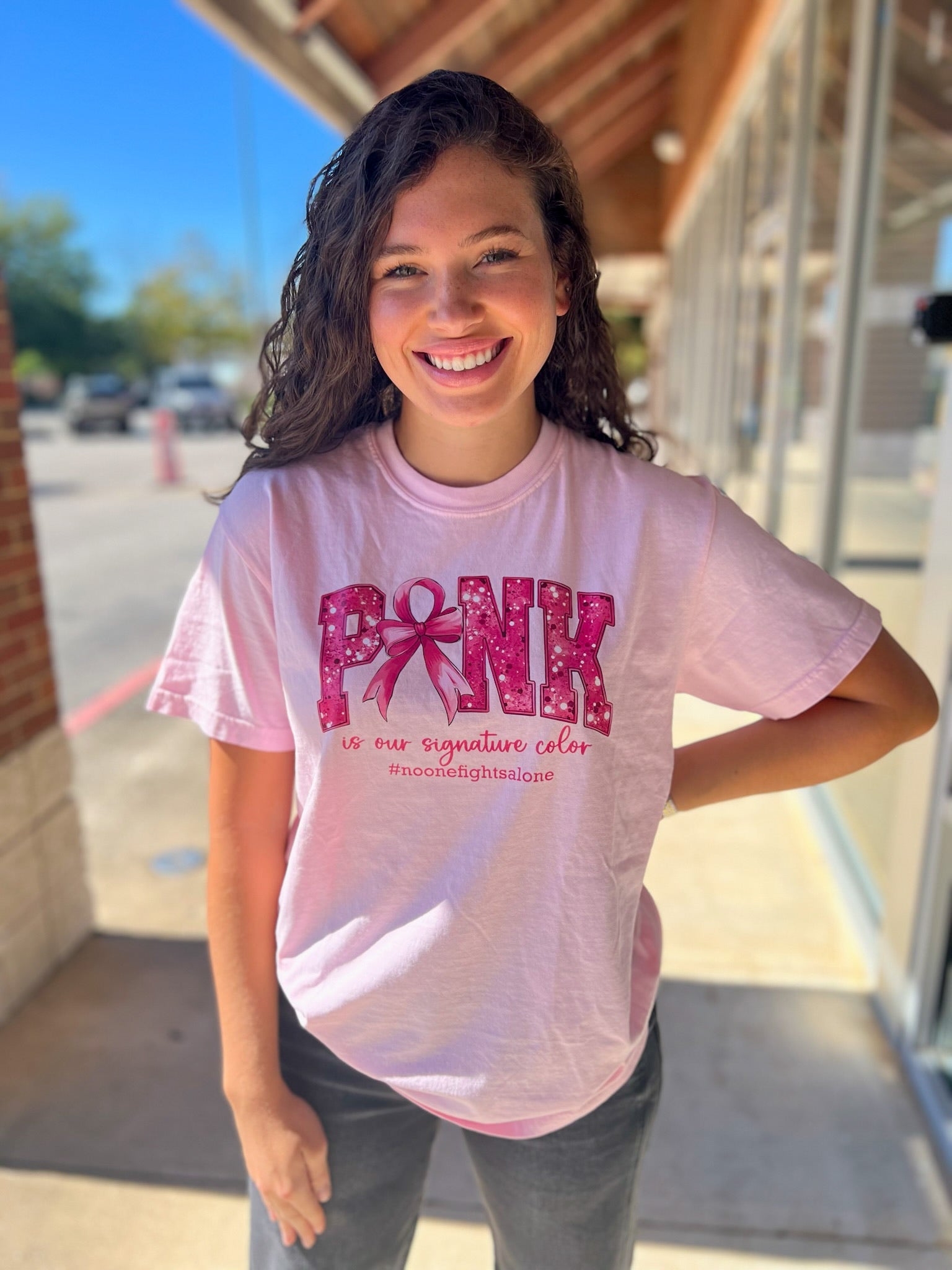 Breast Cancer Awareness CC Tee - A'Bekah's Boutique