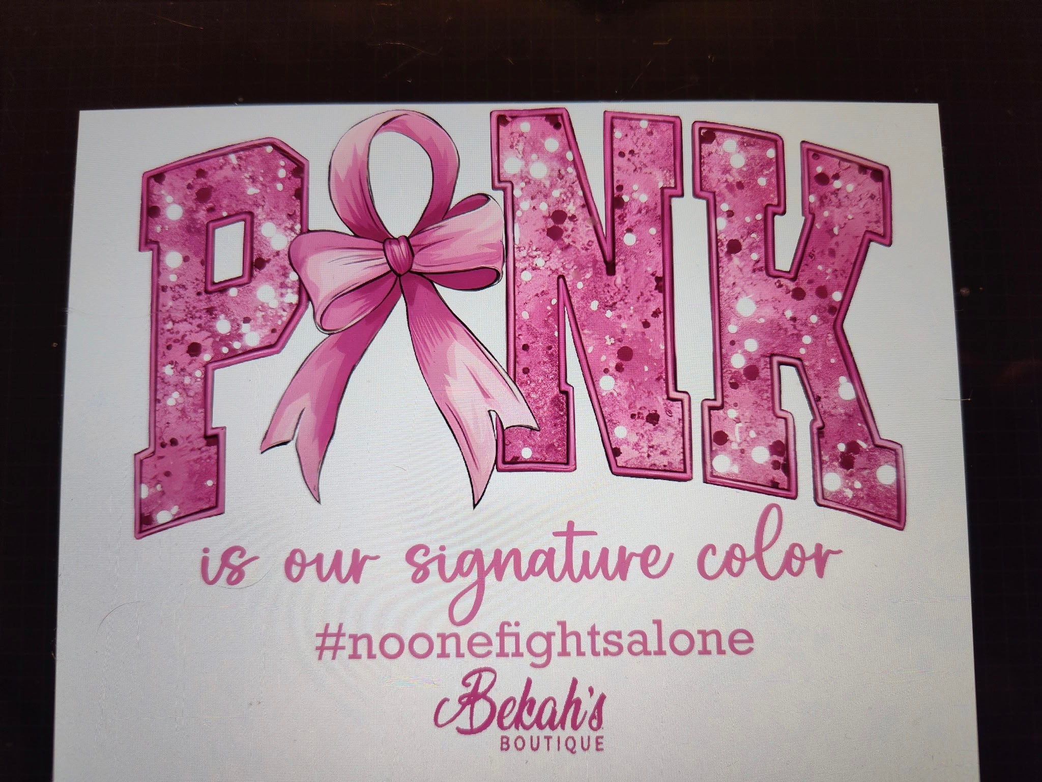 Breast Cancer Awareness CC Tee - A'Bekah's Boutique