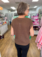 Brown Knit Button Down Cardigan Vest - A'Bekah's Boutique