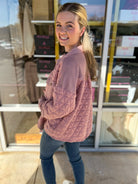 Calling On You Blush Quilted Shacket - A'Bekah's Boutique