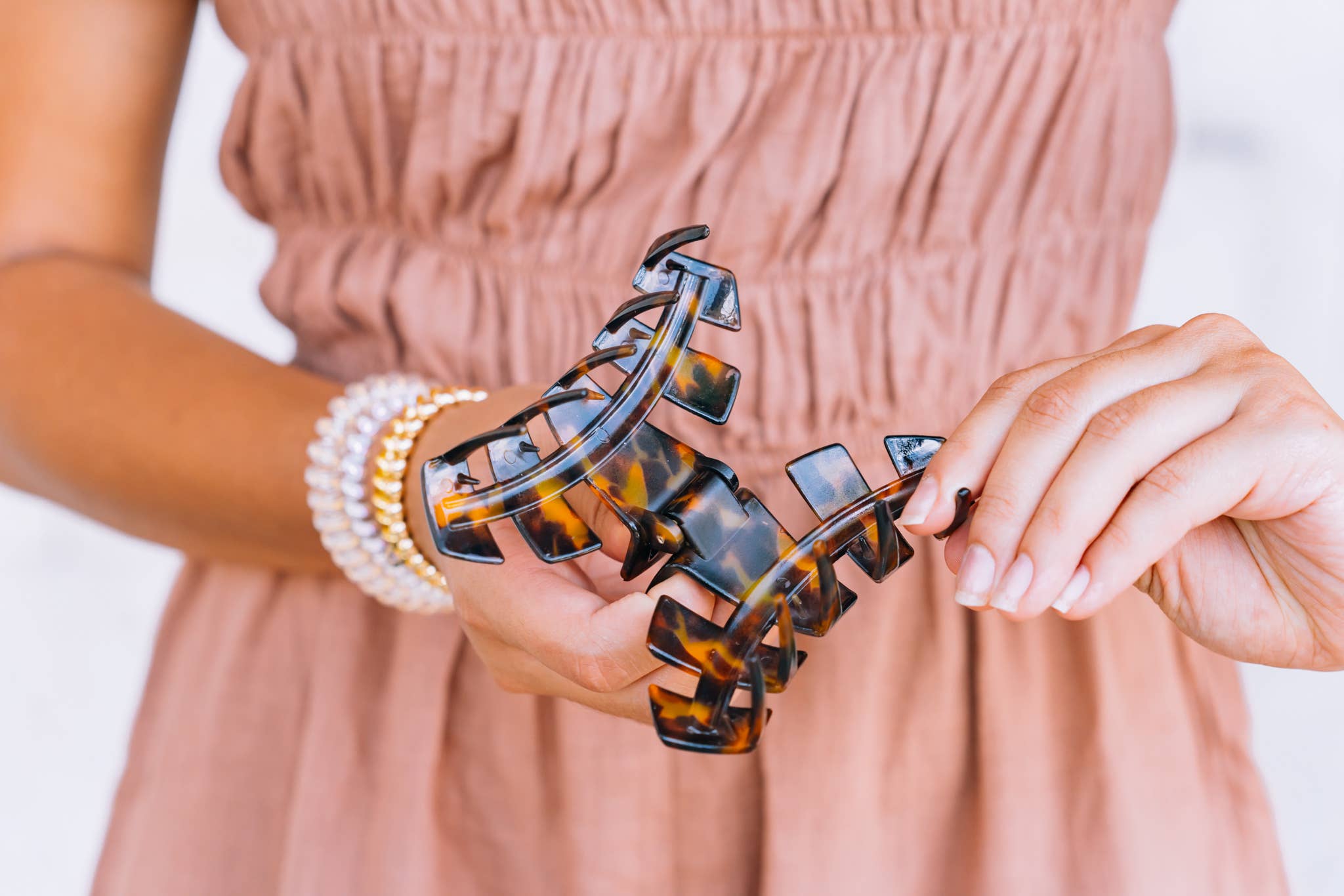 Classic Hair Clip | Large | Tortoise - A'Bekah's Boutique