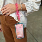 Clip & Go Ice Chain Phone Lanyard w/Zippered Pouch - A'Bekah's Boutique