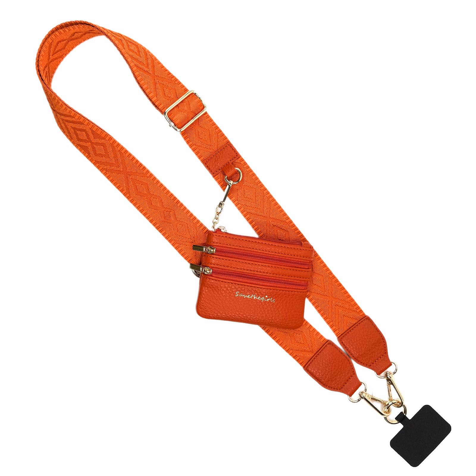 Clip & Go Phone Lanyard w/Zippered Pouch - A'Bekah's Boutique
