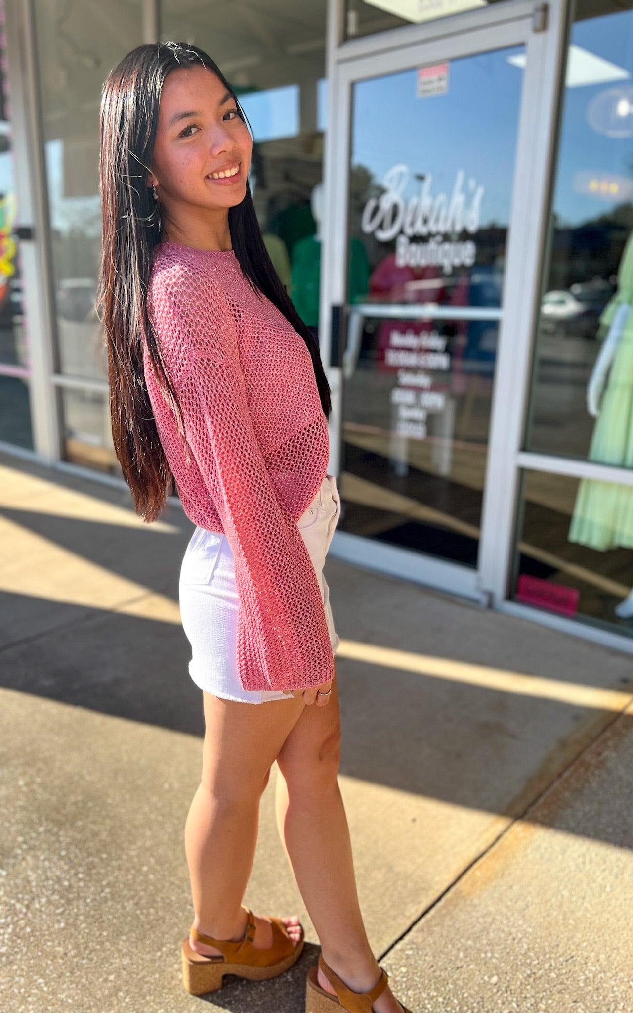 Come Play Girls White Denim Fray Hem Skirt - A'Bekah's Boutique