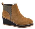 Corkys Apple Sauced Tobacco Faux Suede Wedge Bootie - A'Bekah's Boutique