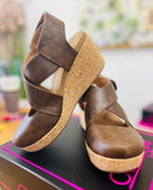 Corkys Case Closed Chocolate Wedge - A'Bekah's Boutique