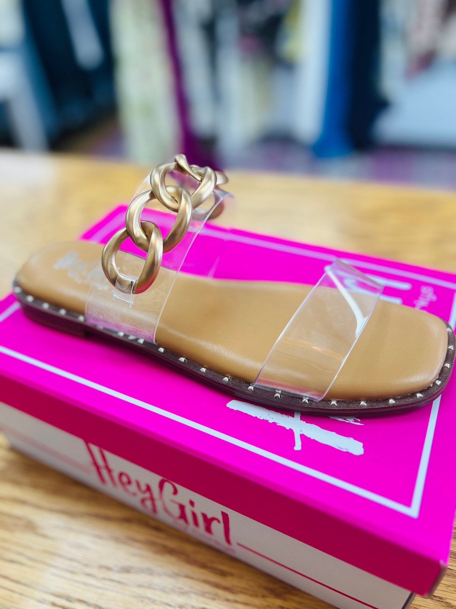 Corkys Catch Flights Not Feelings Clear Sandals - A'Bekah's Boutique