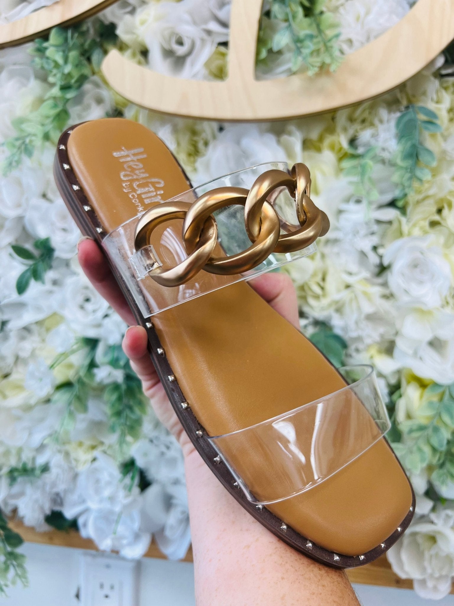 Corkys Catch Flights Not Feelings Clear Sandals - A'Bekah's Boutique