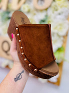 Corkys Chestnut Gaslight Wedges - A'Bekah's Boutique