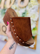 Corkys Chestnut Gaslight Wedges - A'Bekah's Boutique